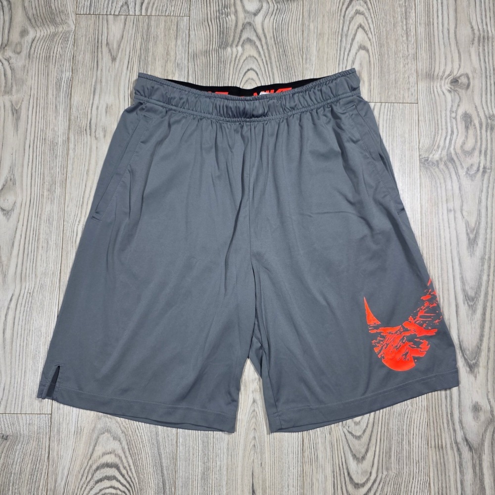 Nike Dri Fit Training Shorts - Gray - Men's Large